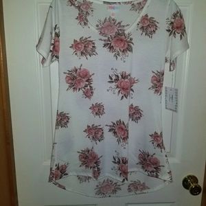 NWT Lularoe Xs Classic Tee Floral